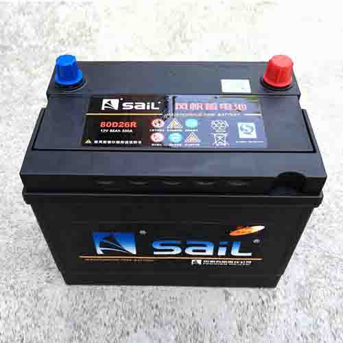 免维护80D26-风帆蓄电池