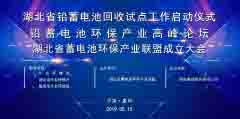 热烈祝贺湖北省铅蓄电池回收试点工作启动仪式